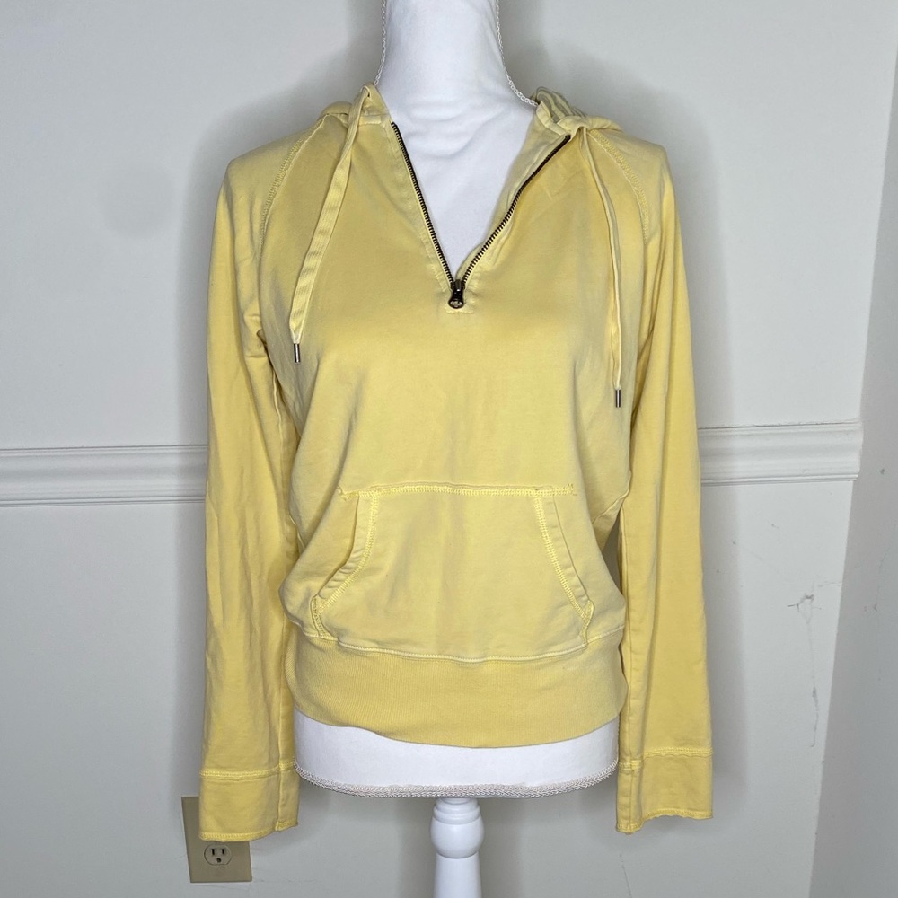 GAP Vintage Yellow Lightweight Hoodie